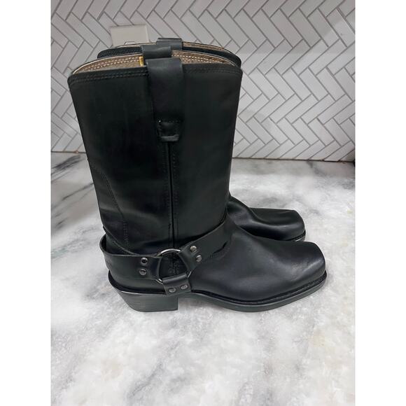 Durango RD510 Men’s 9.5M Black Leather Harness Engineer Boots Oil Resistant - Picture 1 of 15